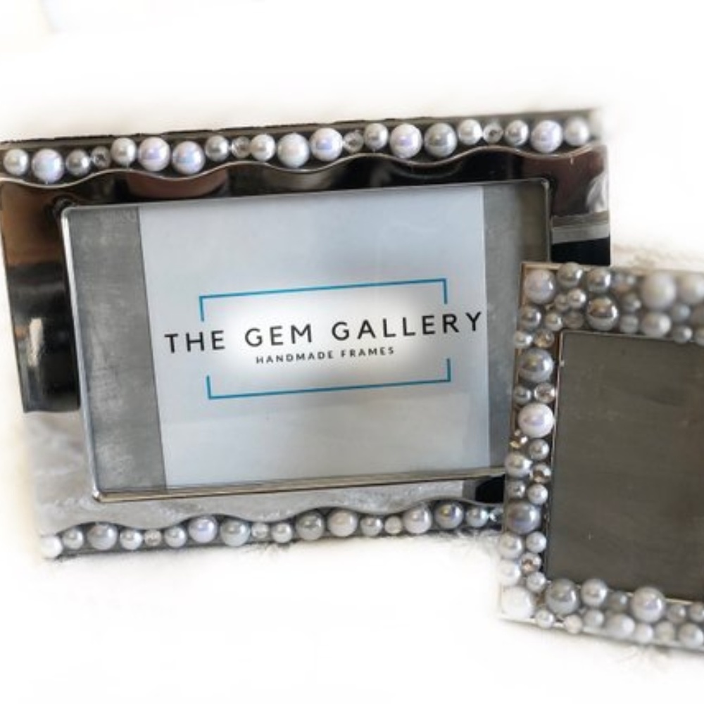 Gatsby Wedding Pearl Picture Frame Set